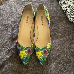 Shoes flower print